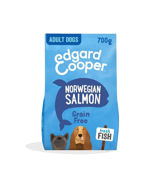 Edgard & Cooper Adult Salmone Norvegese Senza Cereali Crocchette per Cani 700g