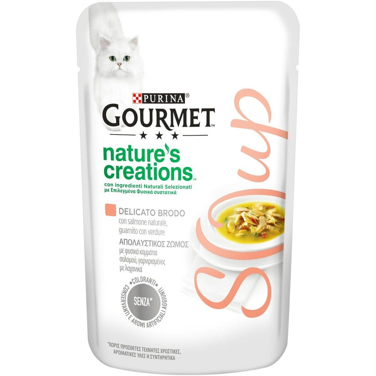 Purina Gourmet Nature's Creations Soup Salmone & Verdure 40g