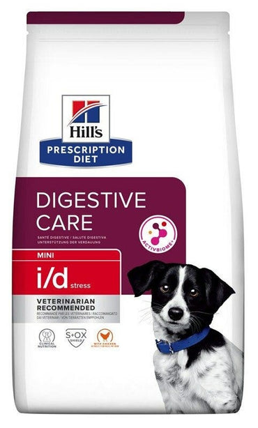 Hill's Prescription Diet Digestive Care i/d Stress Crocchette Con Pollo Per Cani Adulti Taglia Piccola/Mini Sacco 3kg