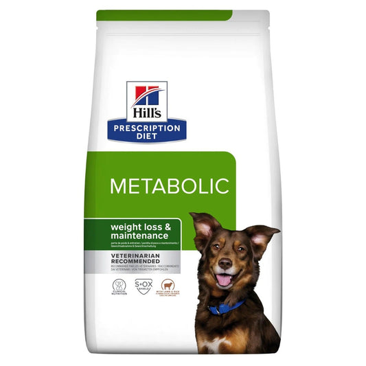 Hill's Prescription Diet Metabolic Cibo Secco Con Agnello Cani Adulti Sacco 1,5kg