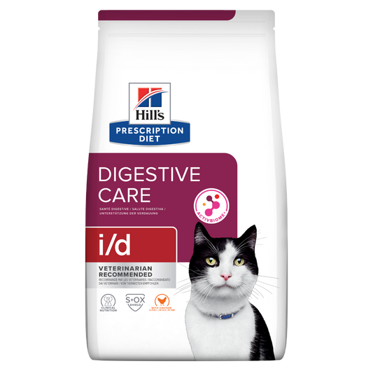Hill's Prescription Diet I/D Digestive Care Crocchette Per Gatti Con Pollo Sacco 3kg