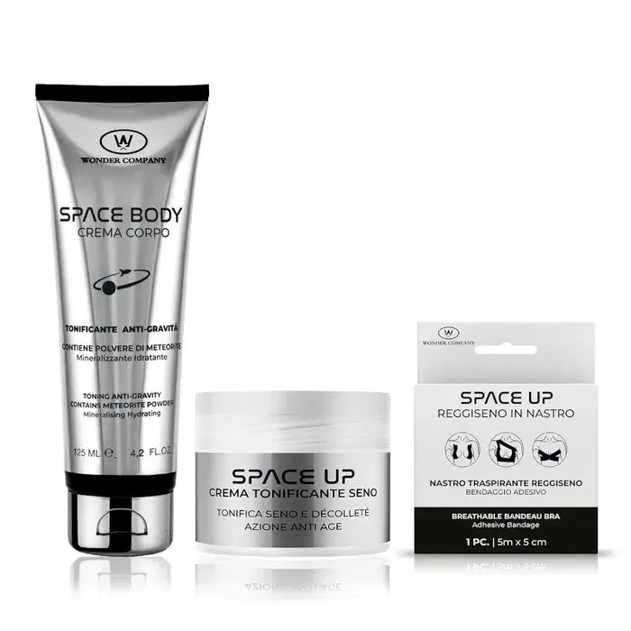 Lr Wonder Cofanetto Space Corpo Crema Corpo 125ml + Crema Seno 100ml + Reggiseno In Nastro 5m