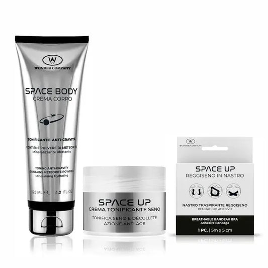 Lr Wonder Cofanetto Space Corpo Crema Corpo 125ml + Crema Seno 100ml + Reggiseno In Nastro 5m