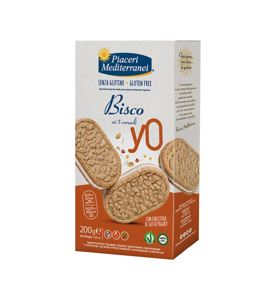 Piaceri Mediterranei Bisco yo 5 Cereali 200 g