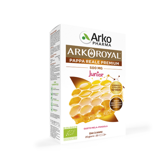 Arkoroyal Junior Pappa Reale Bio 500 Mg 20 Unidose
