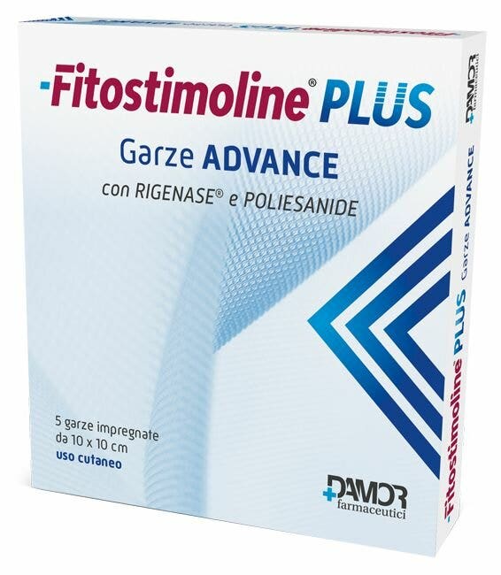 Fitostimoline Plus Garze Advance 5 Pezzi