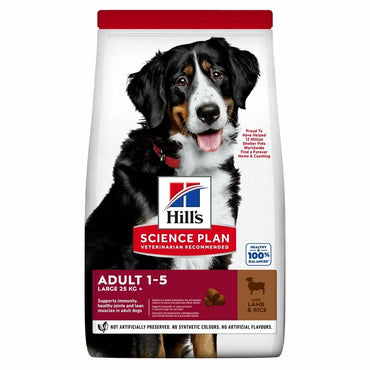 Hill's Science Plan Large Breed Adult Cibo Secco Con Agnello E Riso Cani Adulti Taglia Grande Sacco 12kg