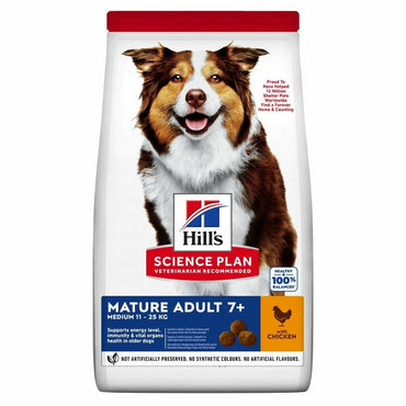 Hill's Science Plan Medium Mature Adult Cibo Secco Con Pollo Cani Adulti 7+ Taglia Media Sacco 12kg