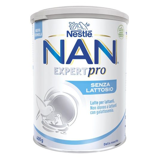 Nestlé Nan Expert Pro Senza Lattosio Latte Dalla Nascita in Polvere Latta 400g