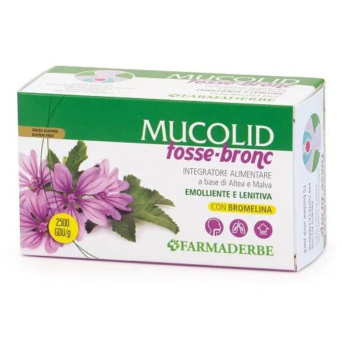 Farmaderbe Mucolid Tosse Bronc 15 Bustine Da 10ml