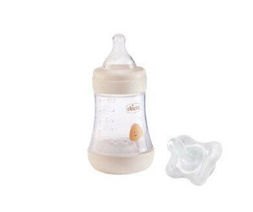 Chicco Perfect 5 Biberon 0Mesi+ 150ml + Gommottino 0-2 Mesi Silicone Neutro
