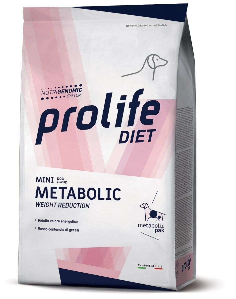 Prolife Dog Diet Metabolic Cibo Umido Per Cani Adulti Taglia Mini Sacco 500g