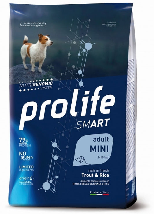 Prolife Smart Mini Trota Fresca E Riso Cani Adulti 600g