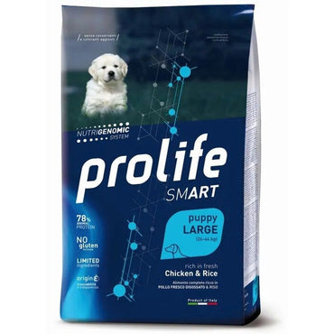 Prolife Dog Smart Chicken & Rice Cibo Secco Per Cani Cuccioli Taglia Grande Sacco 2,5 Kg