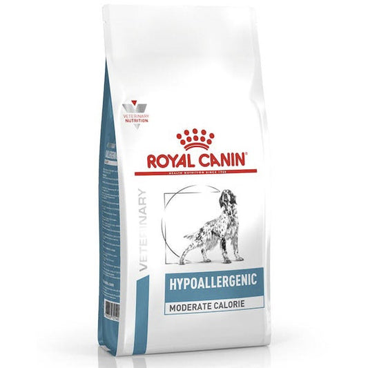 Royal Canin Veterinary Hypoallergenic Moderate Calorie Crocchette Per Cani Adulti Sacco 1,5Kg