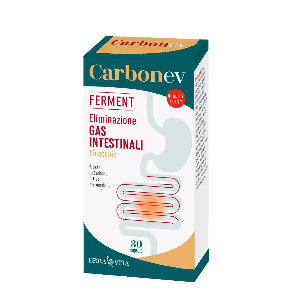 Erba Vita Carbon Ev Ferment 30 Capsule