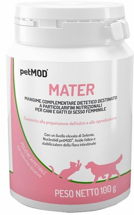 PetMod Mater Per Cani/Gatti Di Sesso Femminile Barattolo 100g