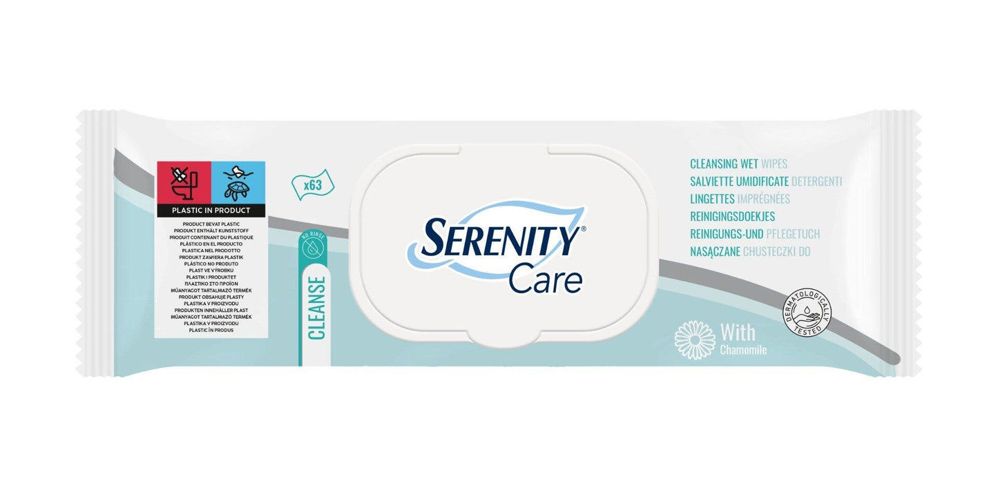 Serenity SkinCare Salviette Detergenti 63 Pezzi