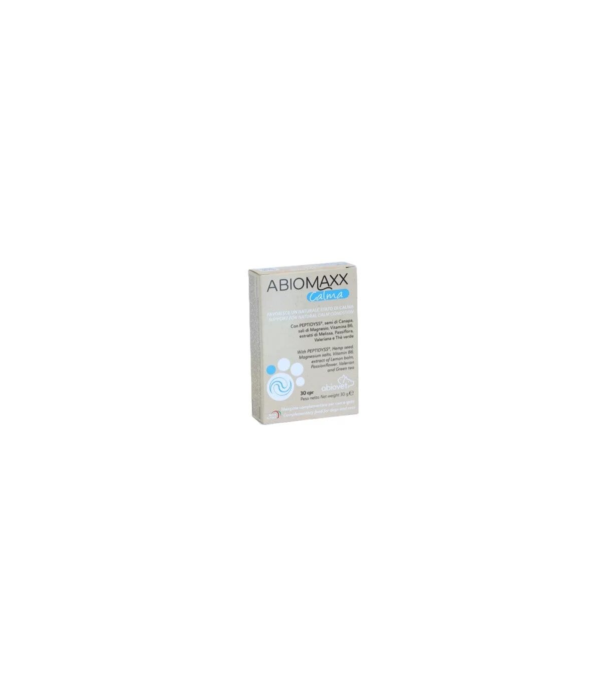 Abiomaxx Calma Mangime Complementare Cani/Gatti 30 Compresse