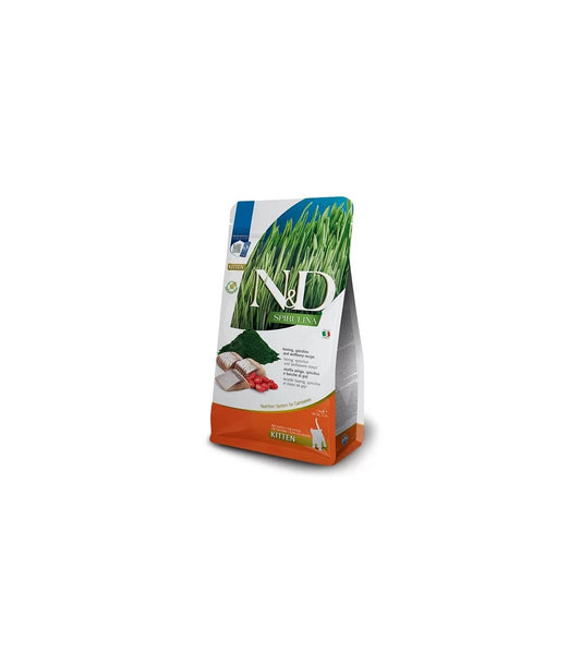 Farmina N&D Spirulina Kitten Aringa Per Gatti Cuccioli 1.5kg