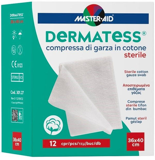 Master-Aid Dermatess Cotone Garza 36X40 12 Pezzi