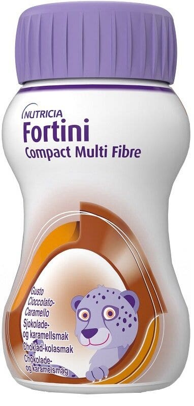 Nutricia Fortini Compact Multifibre Cioccolato E Caramello 4x125ml