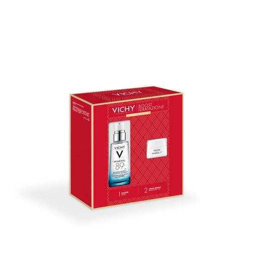 Vichy Cofanetto Idratazione con Minéral 89 Booster Siero 50ml + Minéral 89 Crema 15ml