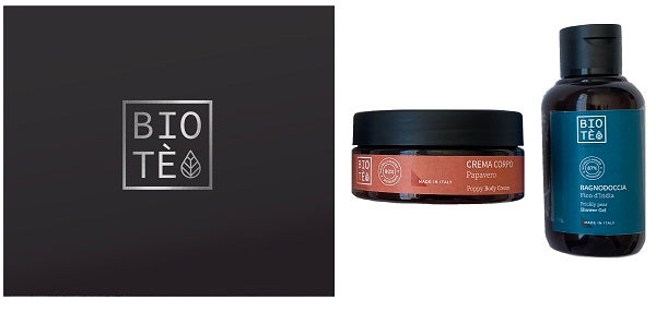 Biote' Kit 1 Bagno Doccia Fico D'india 100ml+1 Crema Corpo Papavero 100 ml