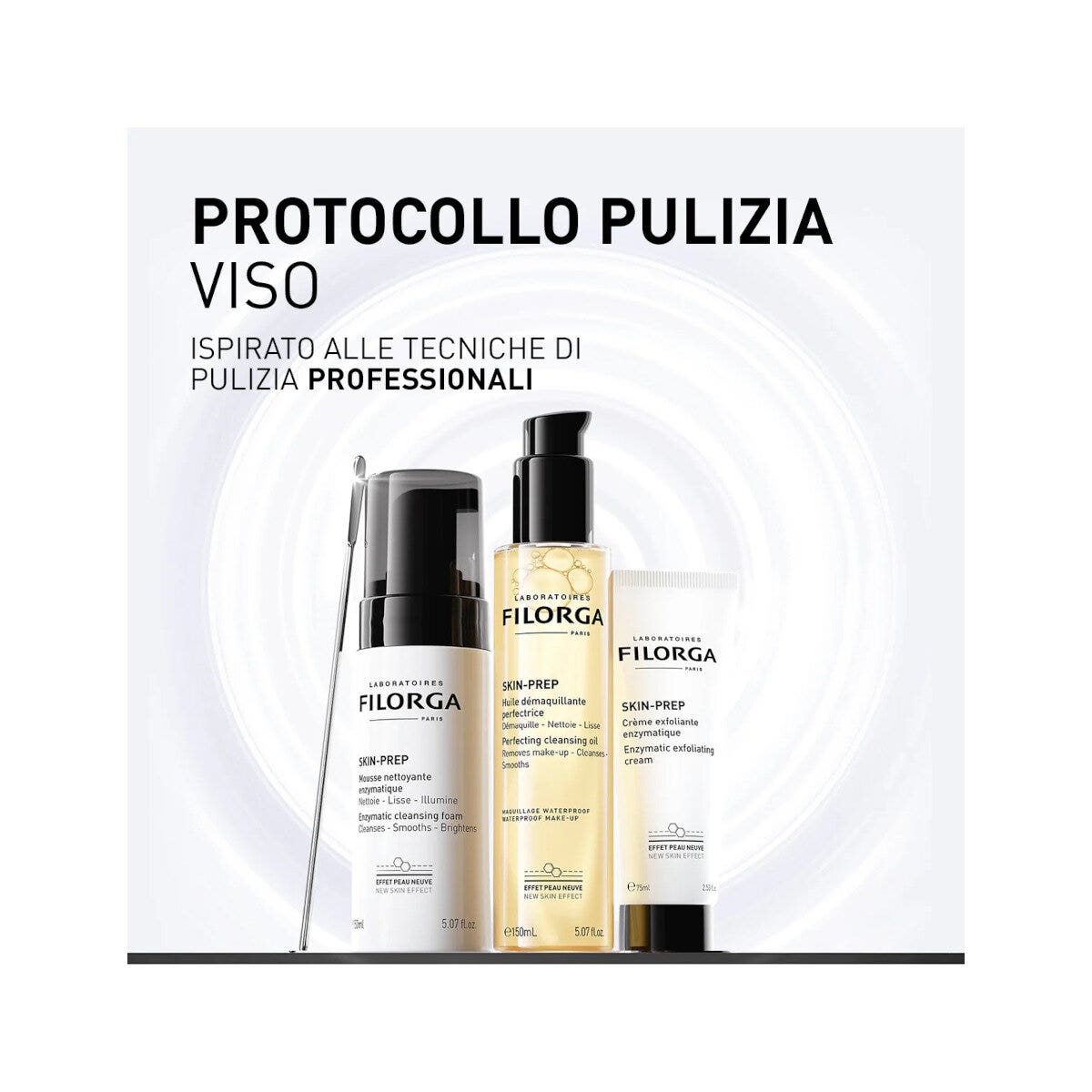 Filorga Skin Prep Mousse Detergente Viso Enzimatica 150ml