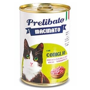 Unipro Prelibato Macinato Coniglio Per Gatti Sterilizzati o in Sovrappeso 400g