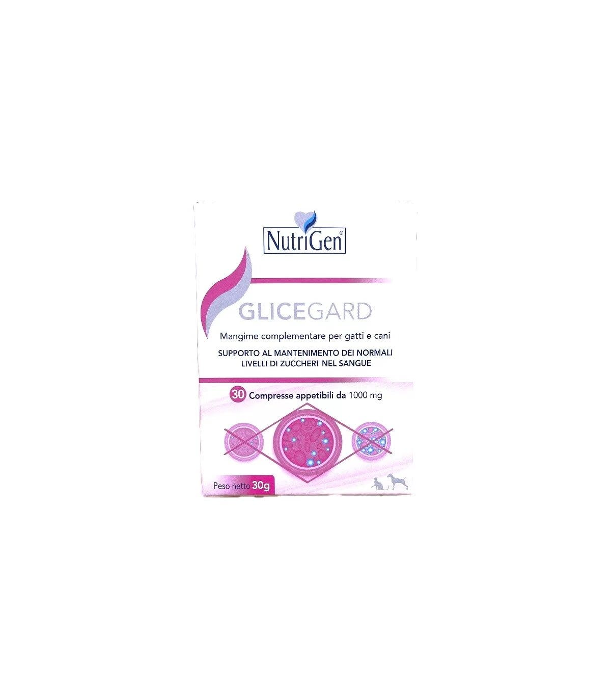 NutriGen Glicegard Cane e Gatto 30 Compresse