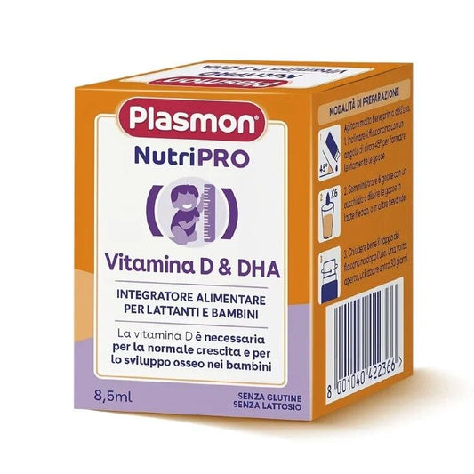 Plasmon Nutripro Vitamina D e DHA Integratore Alimentare 8,5ml