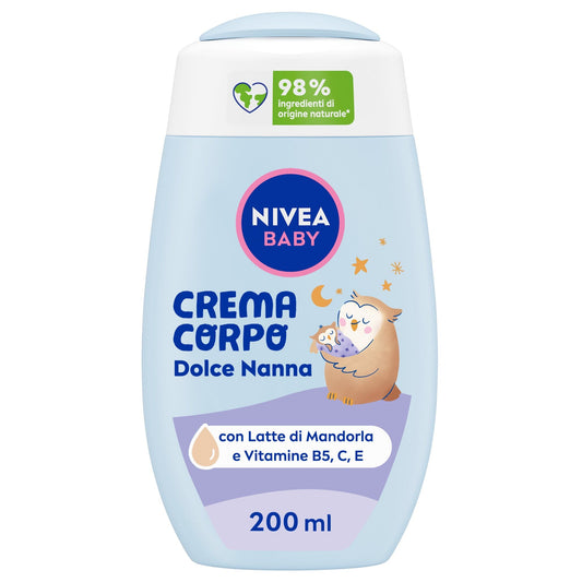Nivea Baby Crema Corpo Dolce Nanna Bambini Per Una Pelle Nutrita E Protetta 200ml