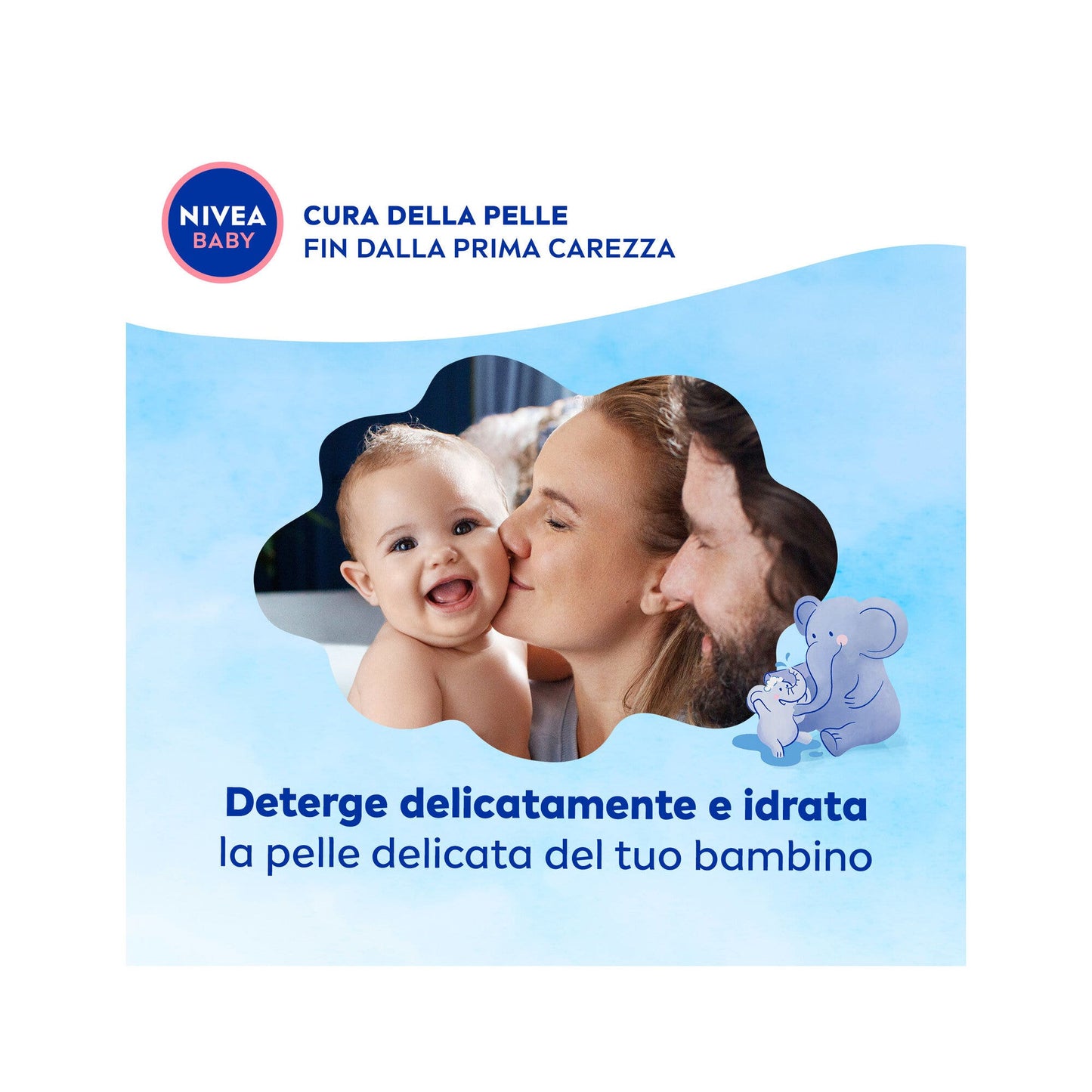 Nivea Baby Bagnetto Delicato Detergente Neonato Per Una Detersione Delicata E Idratante 450ml