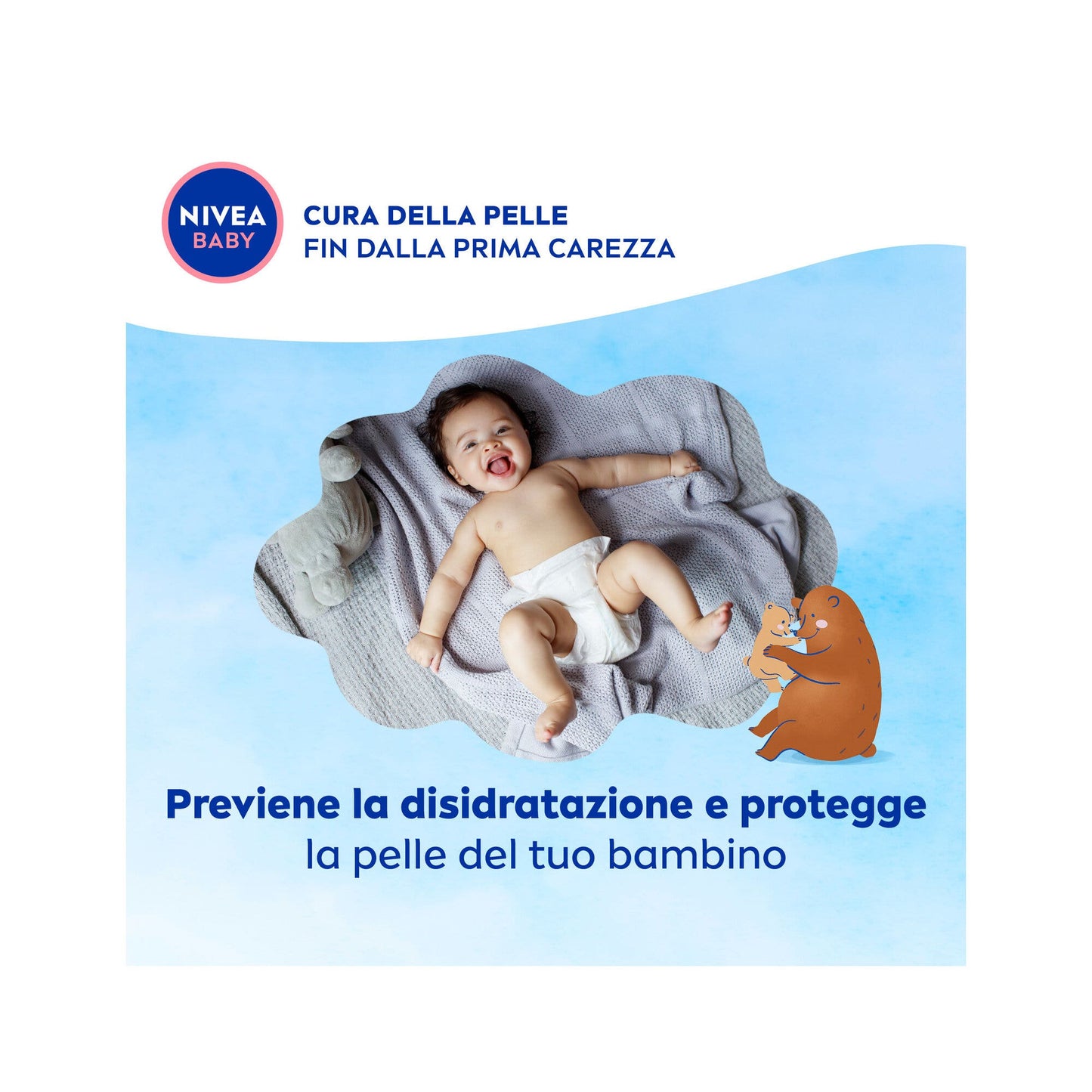 Nivea Baby Viso & Corpo Crema Soffice Bambini Corpo E Viso Idratante E Nutriente 100ml