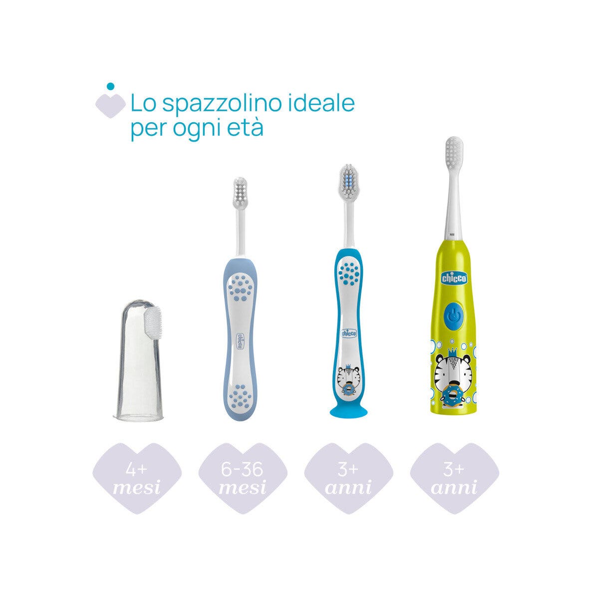 Chicco Spazzolino Primi Denti 6-36 Mesi Indigo