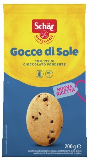 Schar Gocce Di Sole Biscotti Con Gocce Di Cioccolato Senza Glutine 200g
