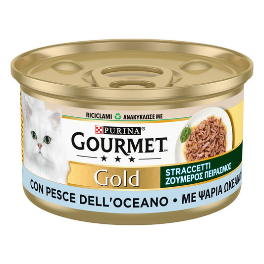 Purina Gourmet Gold Straccetti Gatto con Pesce dell'Oceano 85g