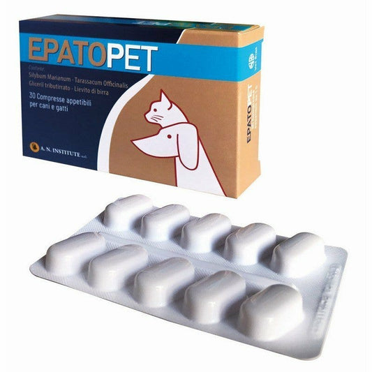 Epatopet 30 Compresse Masticabili E Bisecabili Per Cane E Per Gatto