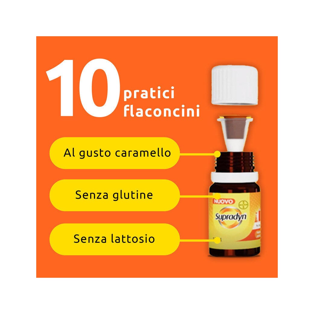Supradyn Ricarica PRO B12 Integratore Adulti 50+ con Vitamina B12 e Zinco 10 Flaconcini