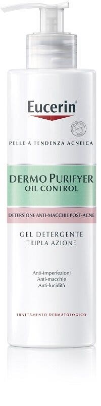 Eucerin DermoPurifyer Oil Control Gel Detergente Tripla Azione 400ml