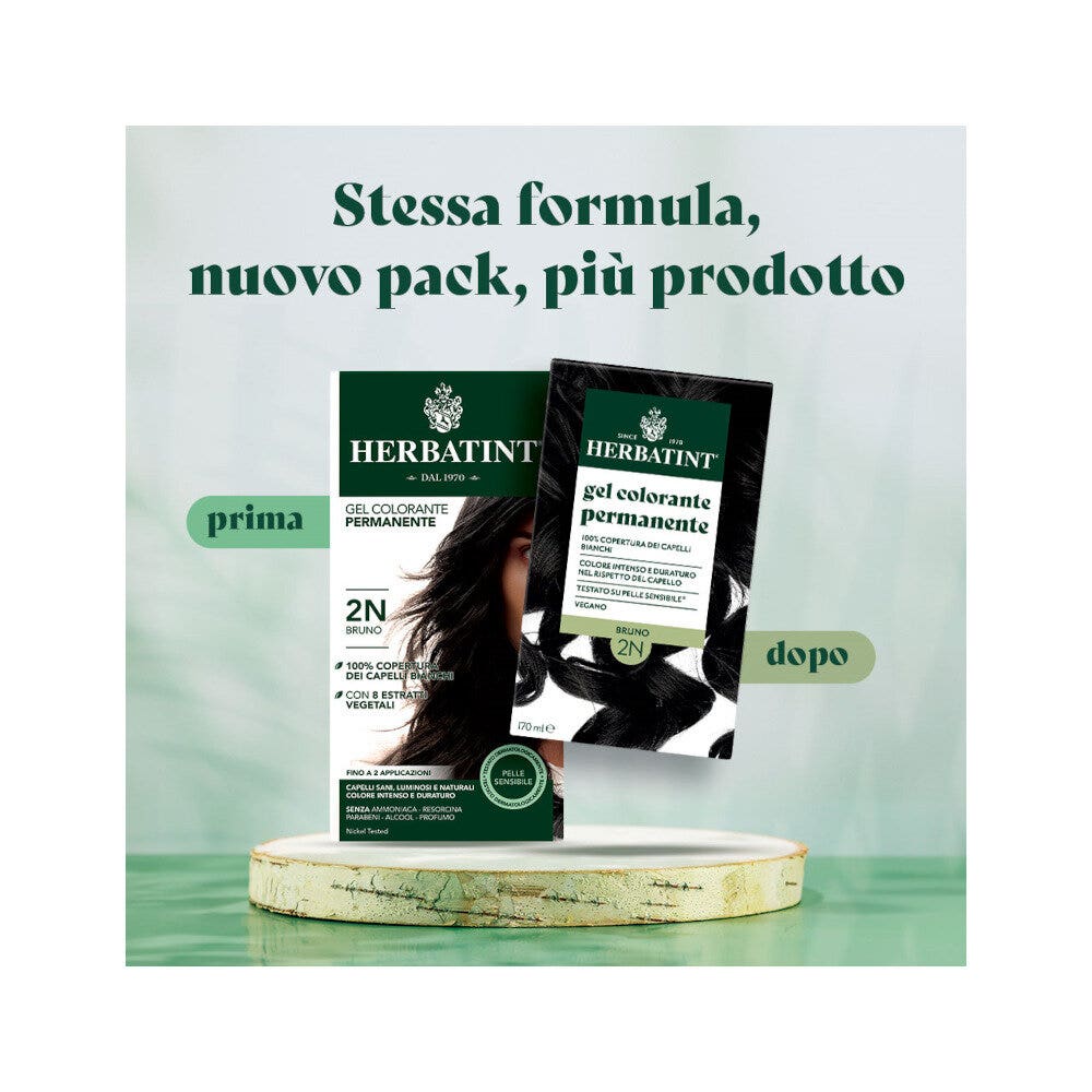 Herbatint Gel Colorante Permanente 2N Bruno 170ml