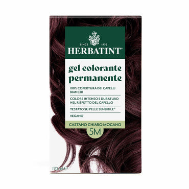 Herbatint Gel Colorante Permanente 5M Castano Chiaro Mogano 170ml