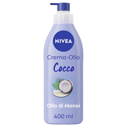 Nivea Crema-olio Cocco & Olio di Monoi Crema Corpo Idratante 48h E Profumata 400ml