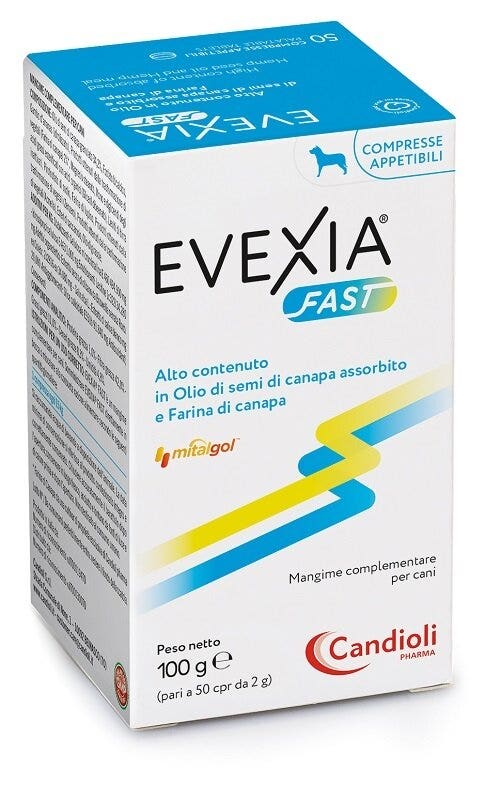Candioli Evexia Fast Mangime Complementare Per Cani 50 Compresse