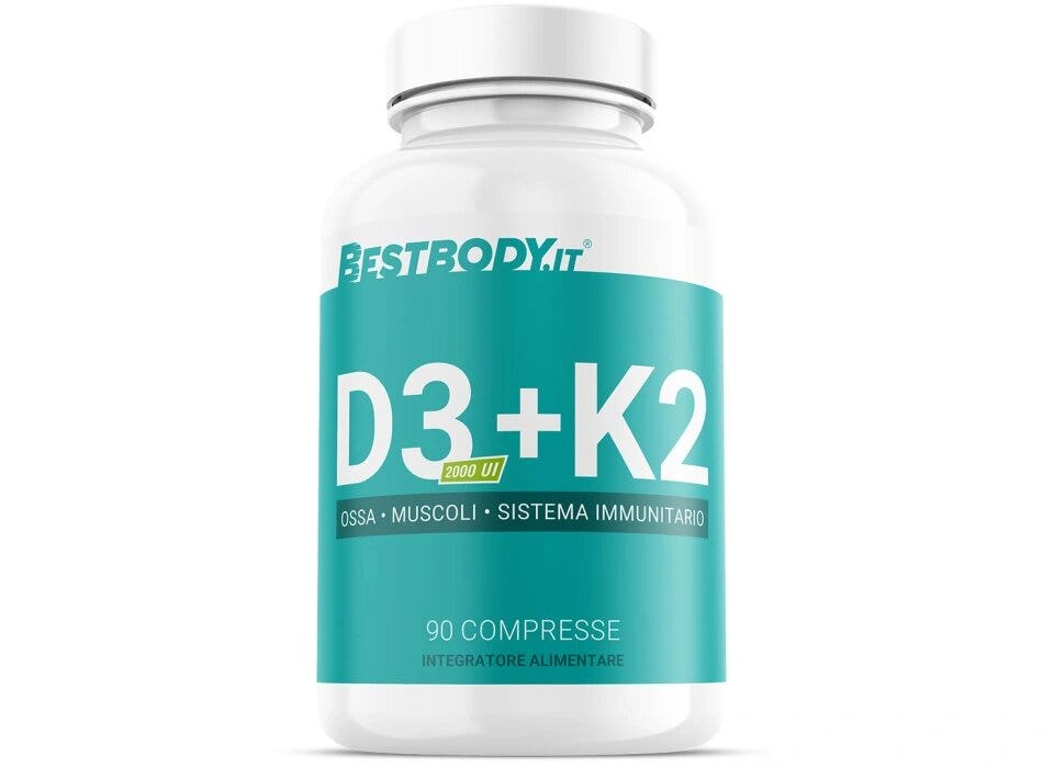 Bestbody Vit D3+k2 Vitamina D3 E Vitamina K2 90 Compresse