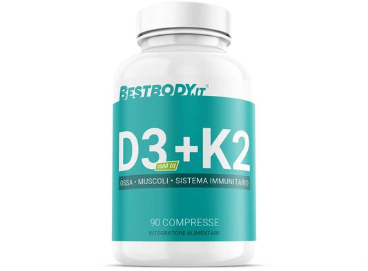 Bestbody Vit D3+k2 Vitamina D3 E Vitamina K2 90 Compresse