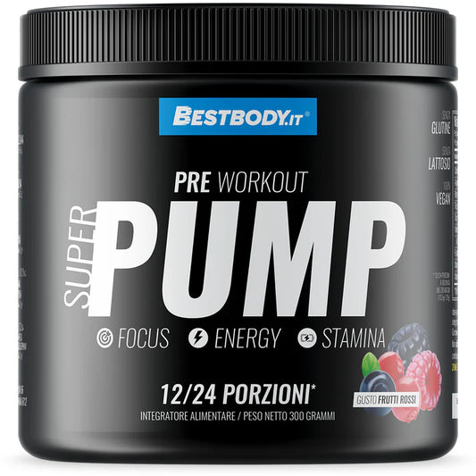 Bestbody Super Pump Pre Workout Frutti Rossi 300g