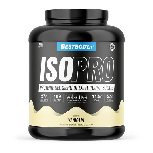 Bestbody Sport IsoPro 100% Isolate Volactive Gusto Vaniglia 700g