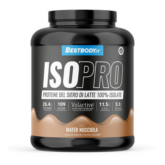 Bestbody IsoPro 100% Isolate Volactive Gusto Wafer Nocciola 700g